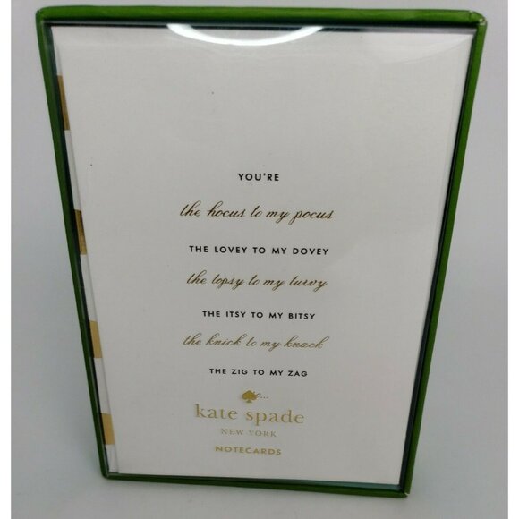 Kate Spade Notecard Set Bridesmaid Request New York Bridal 10 Cards Envelopes - Picture 7 of 9